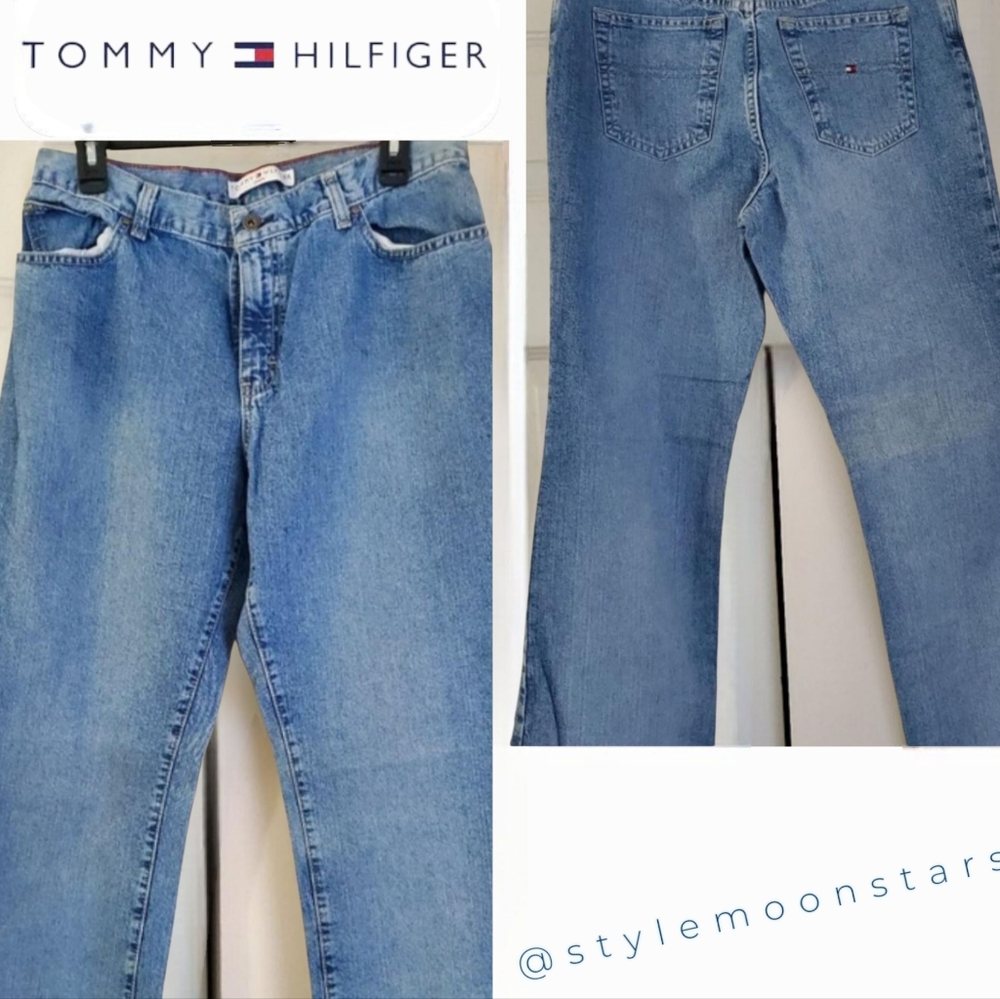 Vintage Tommy Hilfiger Women's Blue Jeans Size 10